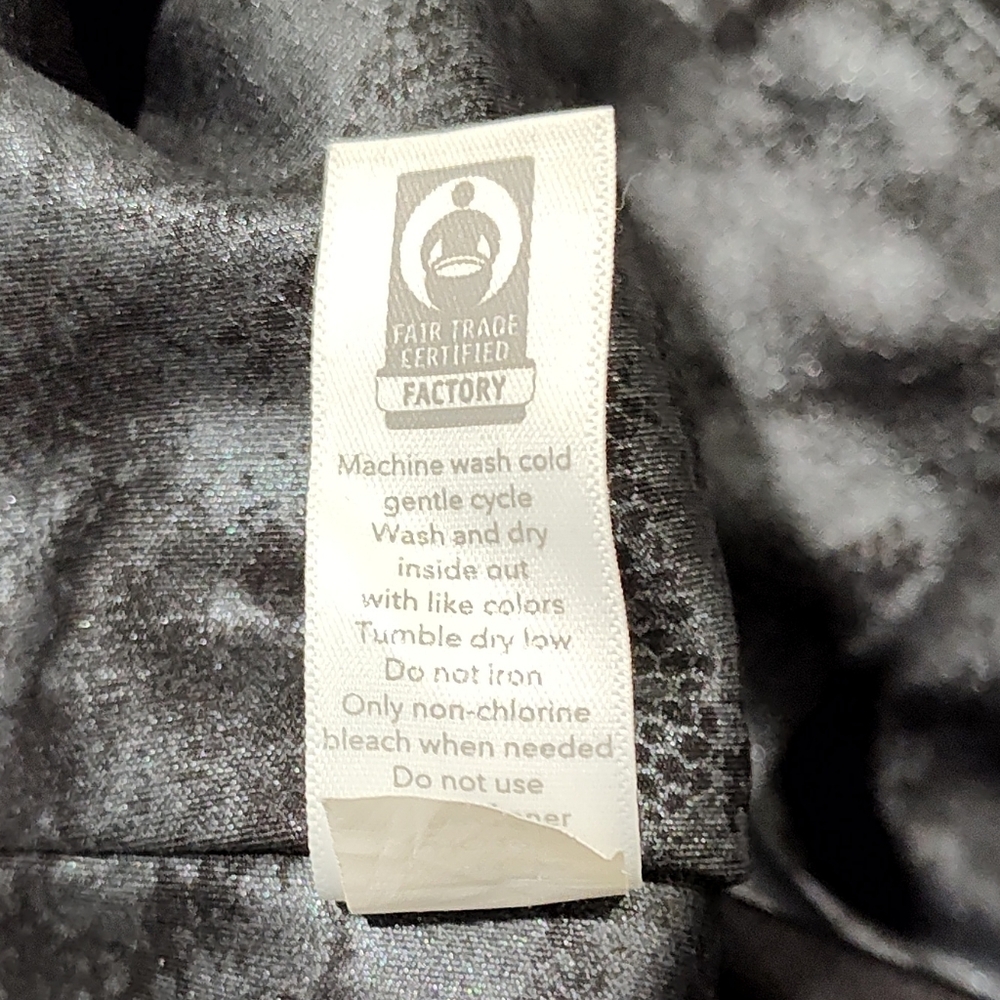 Athleta Women's XS Elation Misty Lace Tight Leggings Pants, Black Gray Silver - Picture 10 of 12